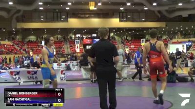 160 lbs Cons. Round 3 - Daniel Bomberger, CA vs Sam Nachtigal, NE