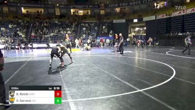 133 lbs Quarterfinal - Braden Basile, Army vs Dom Serrano, N. Colorado