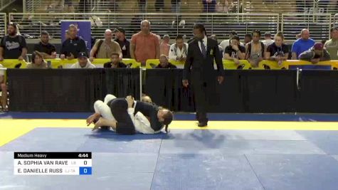 EMILY DANIELLE RUSSELL vs ANA SOPHIA VAN RAVENSWAAY 2024 Pan Jiu Jitsu IBJJF Championship
