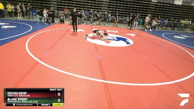 78 lbs Cons. Round 3 - Devon Kemp, Windy City Wrestlers vs Blake Emery, Diamondville Wrestling Club