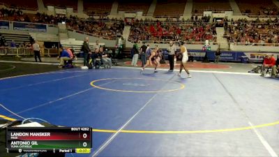 D4-165 lbs Cons. Round 2 - Landon Mansker, Page vs Antonio Gil, Yuma Catholic