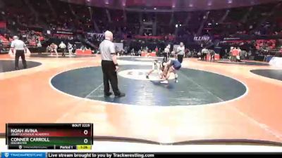 2A 106 lbs Cons. Round 2 - Noah Avina, Joliet (Catholic Academy) vs Conner Carroll, Rochester