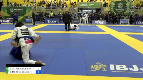 JÚLIA OLIVEIRA DOS SANTOS vs CLARA MORAES GOMES 2024 Brasileiro Jiu-Jitsu IBJJF
