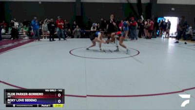 142 lbs Round 2 - Flor Parker-Borrero, WA vs Roxy Love Sedeno, WA