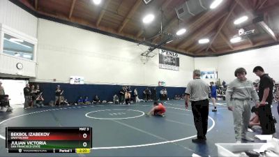 165 lbs Cons. Round 3 - Bekbol Izabekov, Unattached vs Julian Victoria, San Francisco State