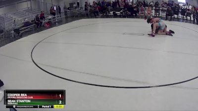 141 lbs Cons. Semi - Cooper Rea, Milford Wrestling Club vs Sean Stanton, Nebraska