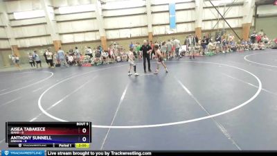 65 lbs Round 2 (6 Team) - Aisea Tabakece, IDAHO vs Anthony Sunnell, OREGON