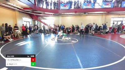 132 lbs Round Of 32 - Caleb O'Rourke, Salem, NH vs James Hoyt, Hopkinton