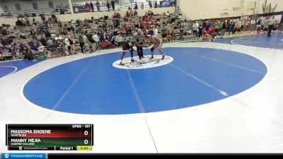 197 lbs Champ. Round 2 - Massoma Endene, Wartburg vs Manny Mejia, Harper College