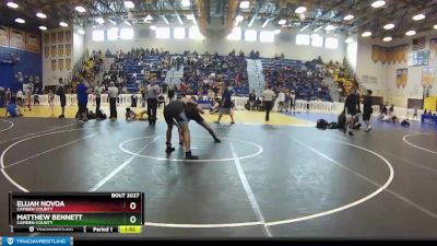 160 Blue Round 1 - Matthew Bennett, Camden County vs Elijah Novoa, Camden County