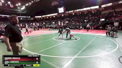 60 lbs Cons. Round 3 - Ezra Horvath, GEN3 vs Norris Miracle, BTLA