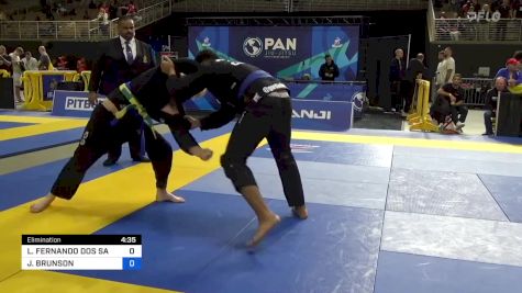 LUIZ FERNANDO DOS SANTOS FUZARI vs JOSEPH BRUNSON 2024 Pan Jiu Jitsu IBJJF Championship