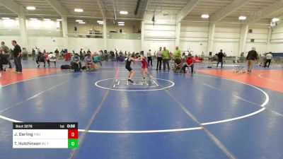 81 lbs Quarterfinal - James Darling, Fisheye WC vs Trent Hutchinson, ME Trappers WC