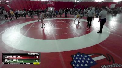 106 lbs Quarterfinal - Keagan Berg, Victory School Of Wrestling vs Cooper Herzig, Askren Wrestling Academy