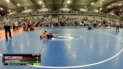 95 lbs Cons. Round 4 - Judah Reading, Palmyra Youth Wrestling Club-AAA vs Rhett Christman, Nixa Youth Wrestling-AAA 