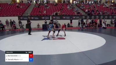 53 kg Rnd Of 16 - Josie Bartishofski, Wisconsin vs Estrella Dorado Marin, Army (WCAP)