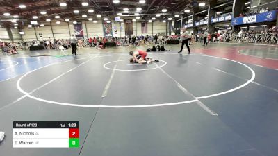 120 lbs Round Of 128 - Aiden Nichols, VA vs Eli Warren, NC