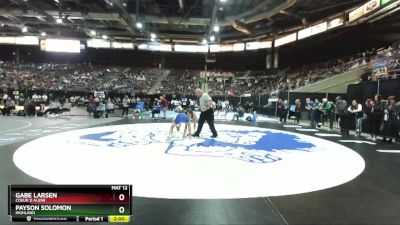 5A 138 lbs Champ. Round 1 - Payson Solomon, Highland vs Gabe Larsen, Coeur D Alene