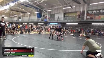 70 lbs Cons. Semi - Lilyana Wilson, Bison Takedown vs Colton Reed, Morris Fitness