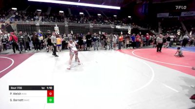 116 lbs Quarterfinal - Payton Welsh, Ridge WC vs Shelby Barnett, Baker WC