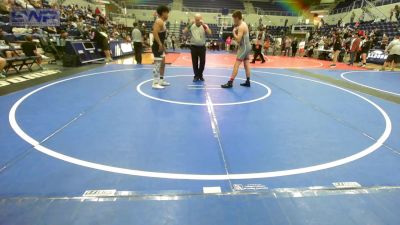 155 lbs Quarterfinal - Logan Zimmerman, Weatherford vs Tyson Brookter, Clinton Youth Wrestling