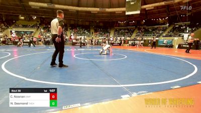 76 lbs Round Of 32 - Carter Noonan, Ottawa Wolfpack Wrestling Club vs Noah Desmond, The Hunt Wrestling Club