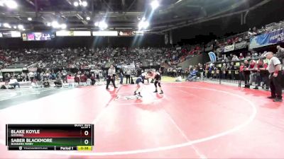 3A 106 lbs Cons. Round 3 - Saber Blackmore, Bonners Ferry vs Blake Koyle, Gooding