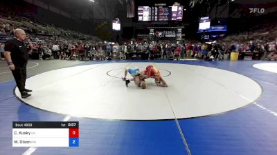 126 lbs Rnd Of 64 - Cael Kusky, Georgia vs Michael Olson, Minnesota