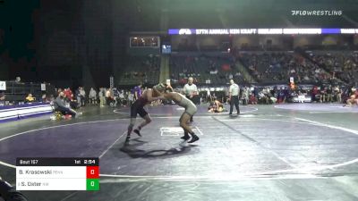 165 lbs Prelims - Brian Krasowski, Penn vs Shayne Oster, Northwestern