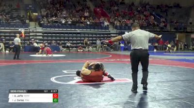 141 lbs Semifinal - A.J. Jaffe, Harvard vs Jered Cortez, Penn State