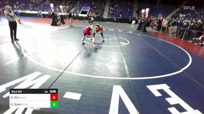 120 lbs Consi Of 32 #1 - Andrew Sim, Winchester vs Grady Snarr, Concord-Carlisle