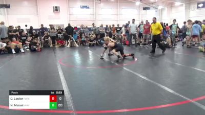 120 lbs Pools - Oliver Lester, Pursuit vs Nico Maisel, University Hawks W.A.