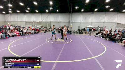 285 lbs Round 1 (8 Team) - Nathan Willoughby, Idaho vs TJ Rivera, Colorado