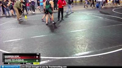 134-137 lbs Round 2 - Damek Mclaughlin, Woodland Park Jr. Wrestling Club vs Kameron Gow, Bennett Wrestling Club