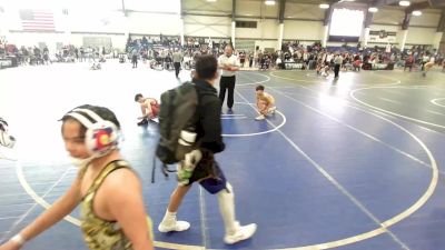 78 lbs Rr Rnd 1 - Ricardo Poolaw, New Mexico Bad Boyz vs Alijah Nemer, Mustang WC