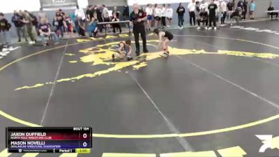 59 lbs Round 1 - Mason Novelli, Avalanche Wrestling Association vs Jaxon Duffield, North Pole Wrestling Club