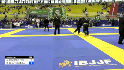 ADOLFO CESAR TOZI FERREIRA vs REGINALDO DE ALMEIDA F. DA PONTE 2024 Brasileiro Jiu-Jitsu IBJJF