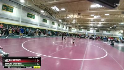 60 lbs Cons. Round 2 - Brooks Lanners, Dakota Boyz Wrestling Club vs Leif Dahlstrom, Oakes