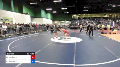 132 lbs Consi Of 32 #2 - Milly Hughes, GA vs Carly Thomas, AL