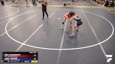 126 lbs Semifinal - Trey Gunderson, Peak Wrestling Club vs Aiden Graner, Guerrilla Wrestling Club