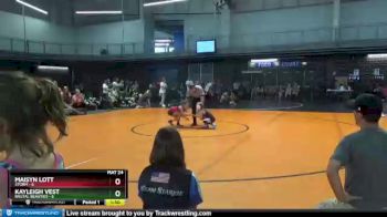 62 lbs Round 2 (6 Team) - Maisyn Lott, Storm vs Kayleigh Vest, Brutal Beauties