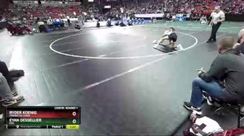 D2-126 lbs Champ. Round 1 - Ryder Koenig, Prairie Du Chien vs Eyan Dessellier, Kiel