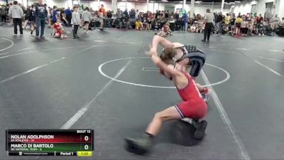 92 lbs Round 4 (8 Team) - Nolan Adolphson, 84 Athletes vs Marco Di Bartolo, NC National Team