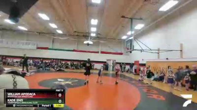 93-100 lbs Semifinal - William Apodaca, Riverton USA Wrestling vs Kade Enis, Thermopolis Wrestling Club