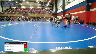 119 lbs Consi Of 4 - King Lamho, Wagoner Takedown Club vs Blake Norton, Keystone Wrestling Club