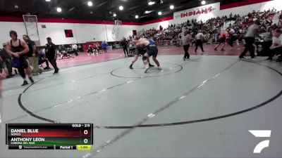 215 lbs Cons. Round 1 - Daniel Blue, Norco vs Anthony Leon, Corona Del Mar