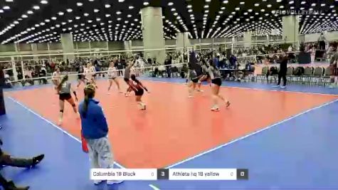 Columbia 18 Black vs Athlete hq 18 yellow - 2022 JVA World Challenge presented by Nike - Expo Only