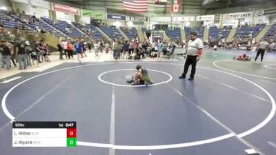 62 lbs Quarterfinal - Landon Abbas, Black Fox Wr Acd vs Jd Alguire, NM Bad Boyz