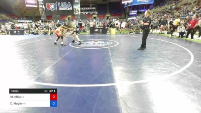 132 lbs Cons 16 #2 - Mantee Mills, Georgia vs Carter Nogle, Maryland