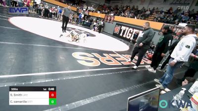 58 lbs Quarterfinal - Sawyer Smith, Little Axe Takedown Club vs Cam Camarillo, Standfast